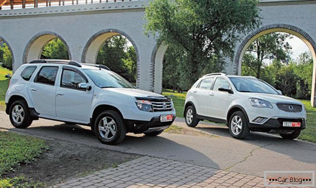 Renault Duster et SsangYong Actyon - deux SUV bon marché