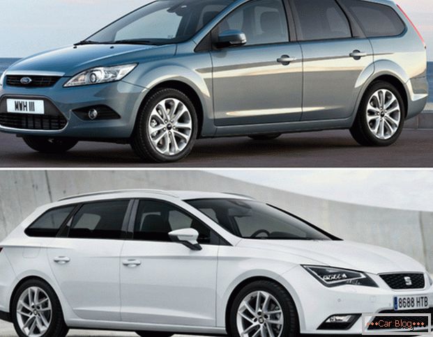 Comparaison de Ford Focus Wagon et Seat Leon ST FR