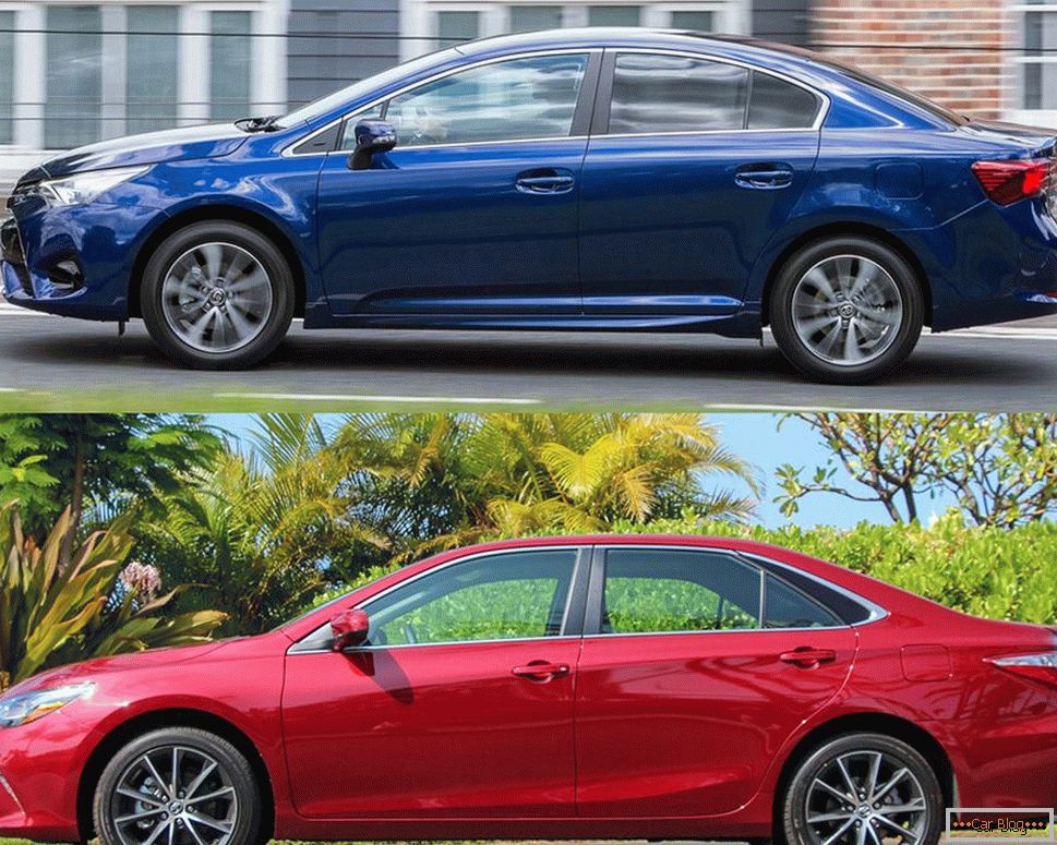 Toyota Avensis et Toyota Camry