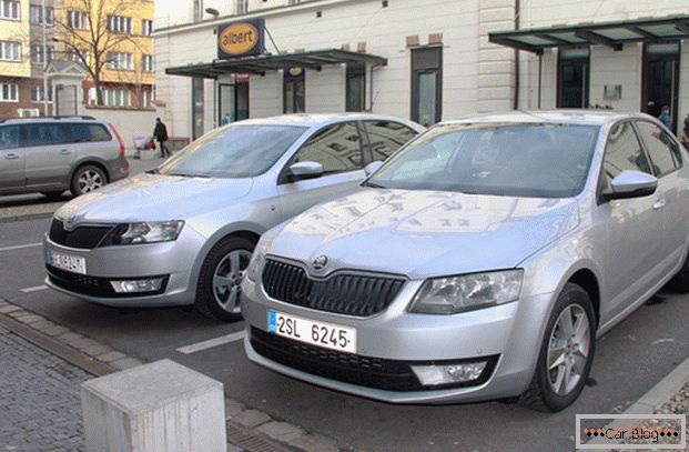 Skoda Octavia et Rapid - оба автомобиля заслужили доверие российских водителей
