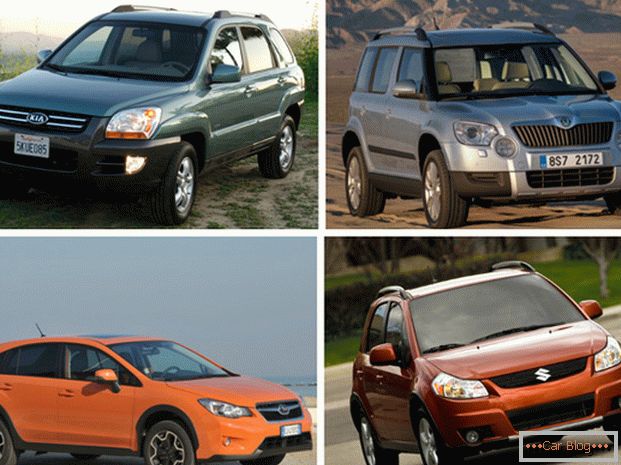 Comparez les Skoda Yeti, Kia Sportage, Subaru XV et Suzuki SX4