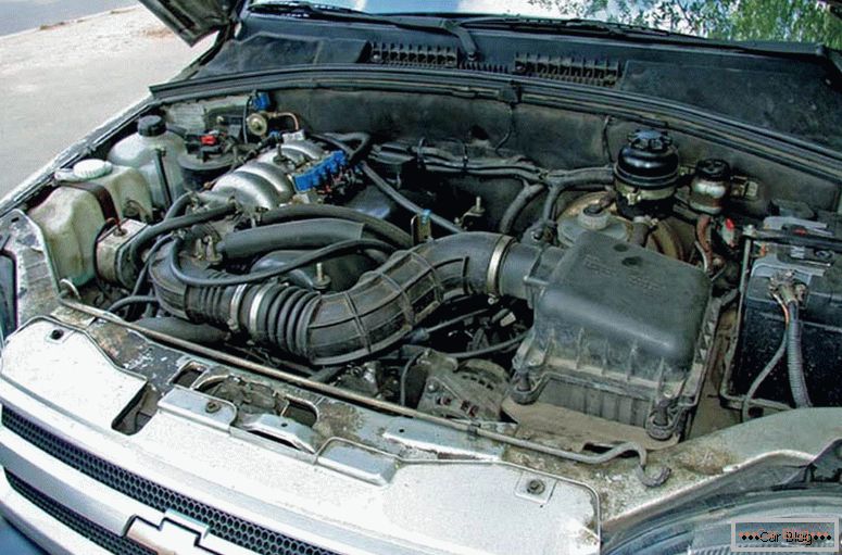 Capacité du moteur Chevrolet Niva