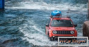 Jeep Renegade participe au rafting 2