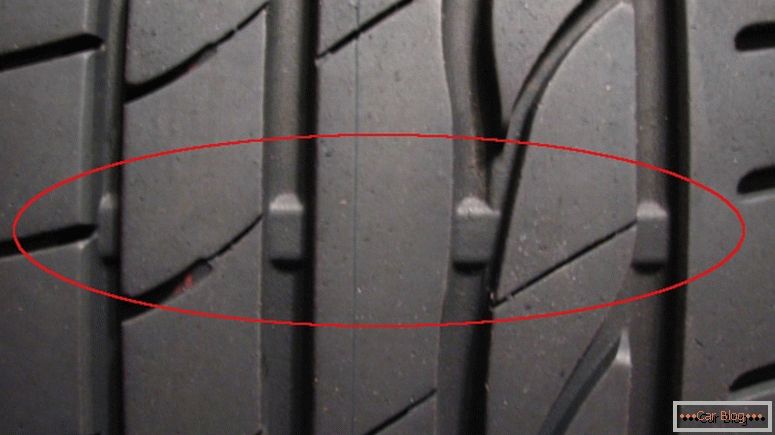 indicateur d'usure des pneus