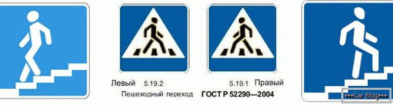 comment le signe du passage piéton в России