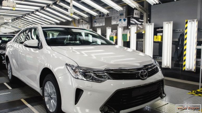 Production de la nouvelle Toyota Camry