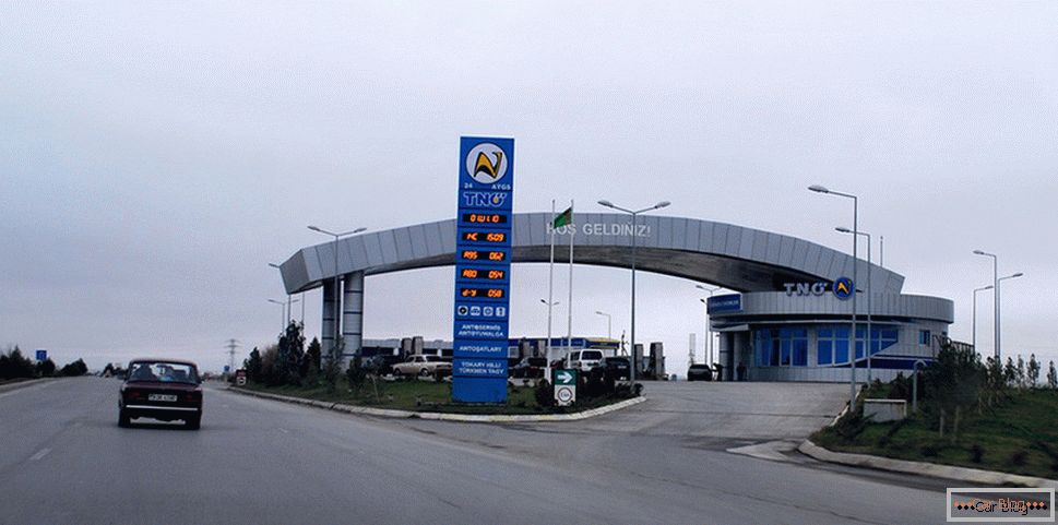 Stations d'essence au Turkménistan