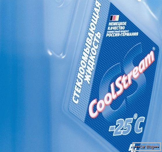 Coolstream - Liquide pour pare-brise produit en Russie
