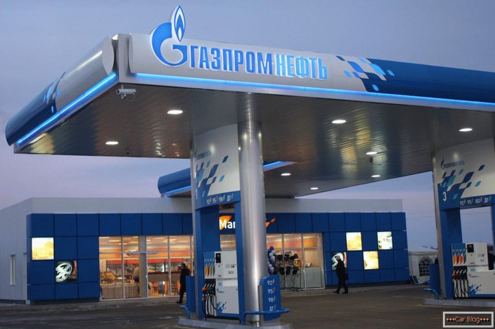 Station-service Gazpromneft de Russie
