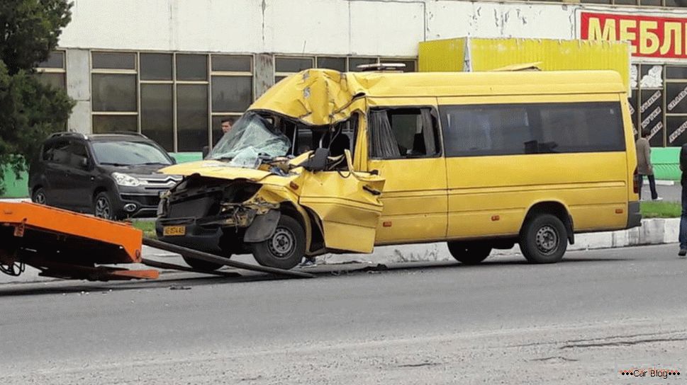 accident avec un bus