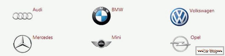où trouver une liste de marques de voitures allemandes