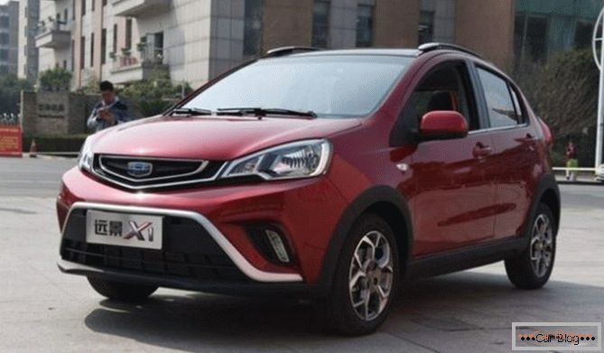 Photo: nouveau crossover Geely Vision X1 2017–2018