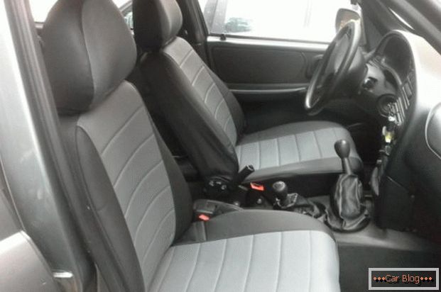 Salon Chevrolet Niva s'est avéré spacieux, confortable et ergonomique