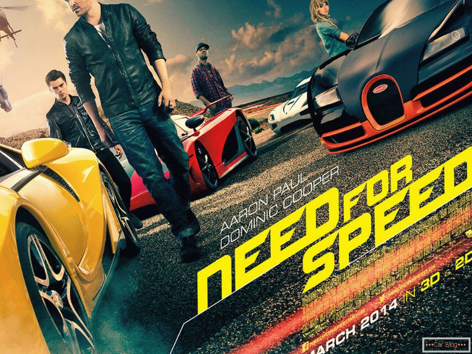 Affiche pour le film Need for Speed
