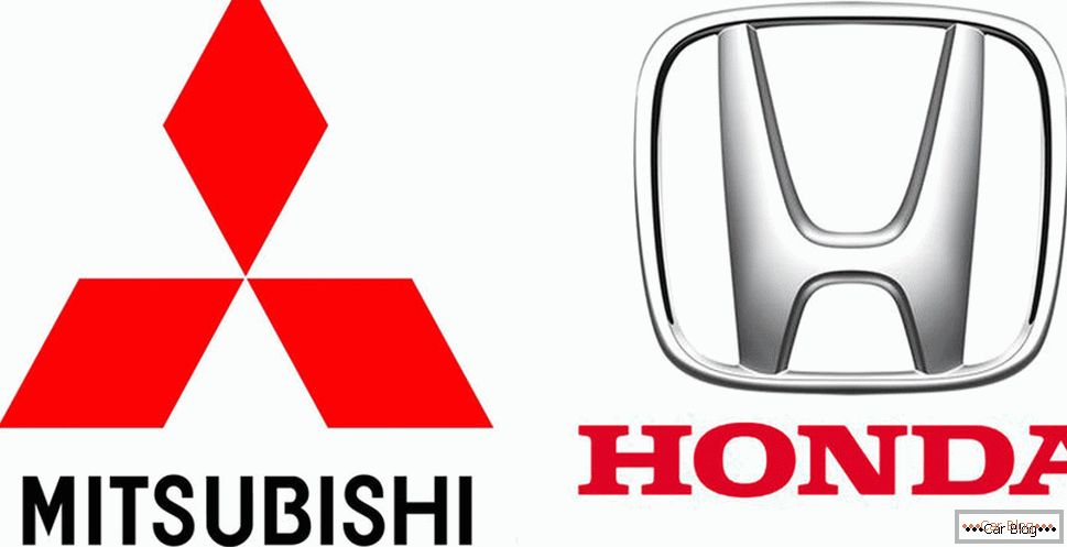 Mitsubishi et Honda