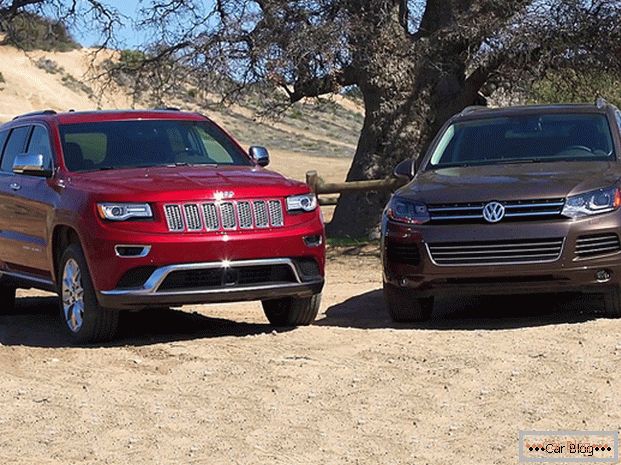 Volkswagen Touareg et Jeep Grand Cherokee - что же лучше?
