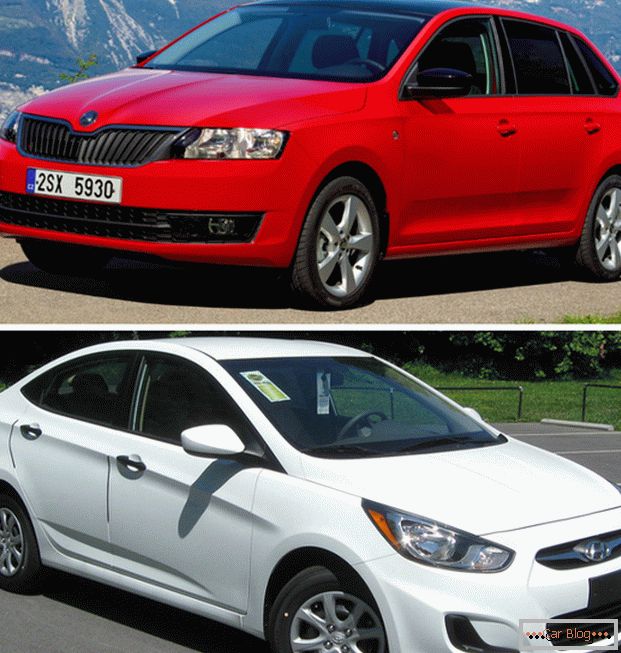 Skoda Rapid et Hyundai Solaris - quelle voiture sera meilleure?