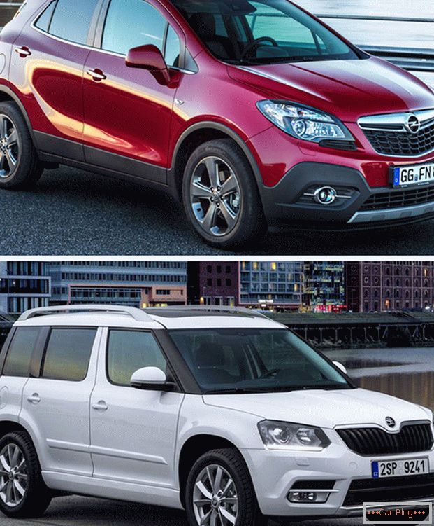 Несмотря на свои существенные различия, автомобили Opel Mokka et Skoda Yeti очень популярны среди автолюбителей