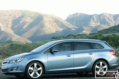 Spécifications du wagon Opel Astra